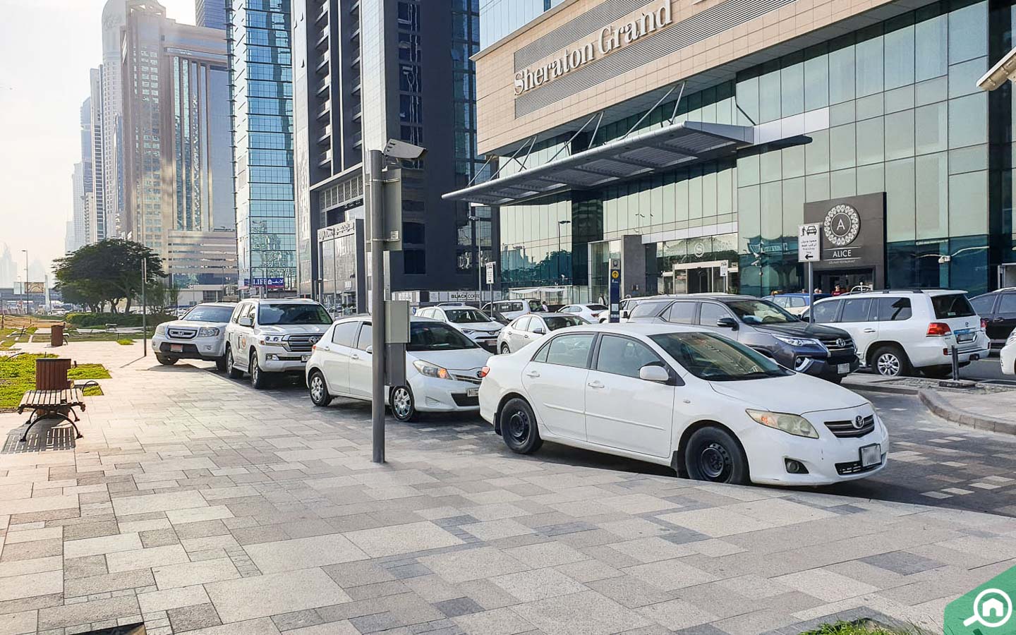 Parking in Burj Al Salam Towers