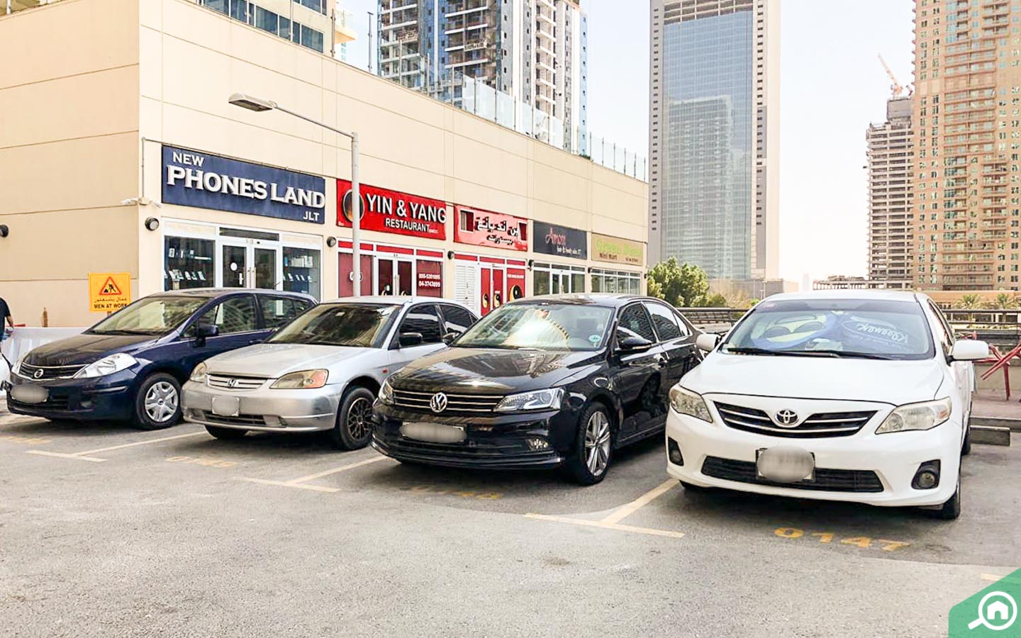 parking in Lake View Tower
