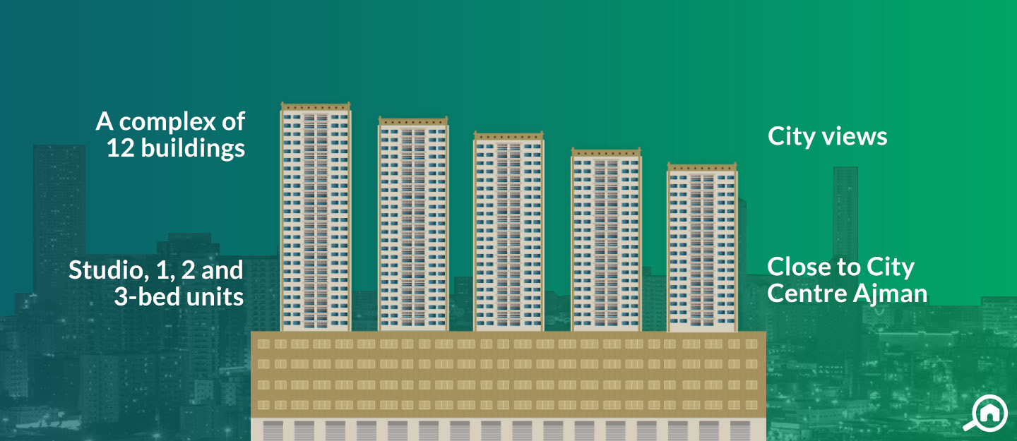 Ajman Pearl Towers, Ajman Downtown