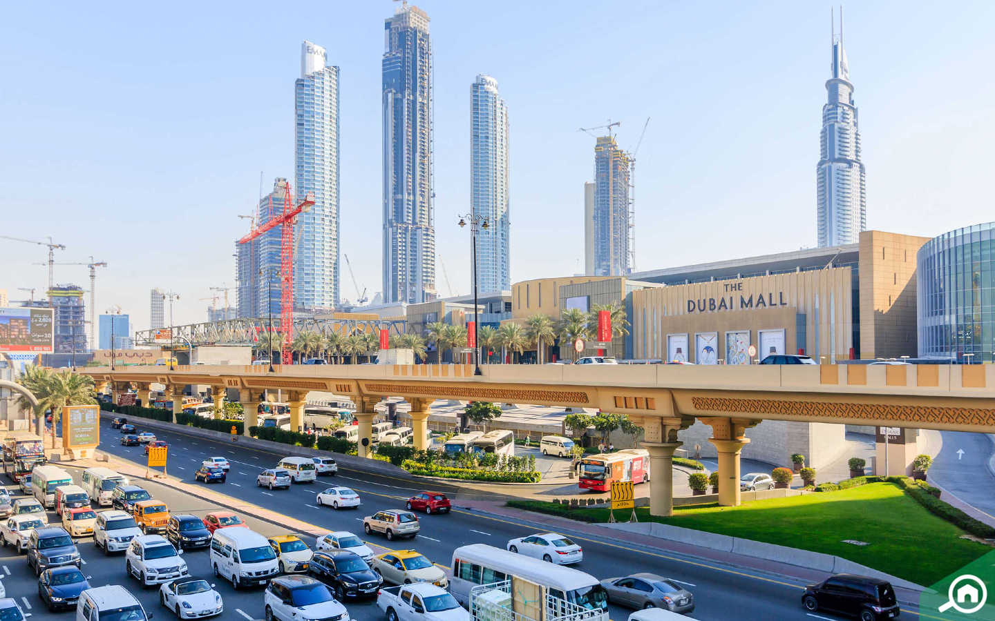 dubai mall near u-bora towers