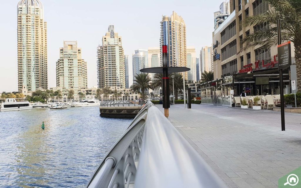 Facilities near Dubai Marina Towers