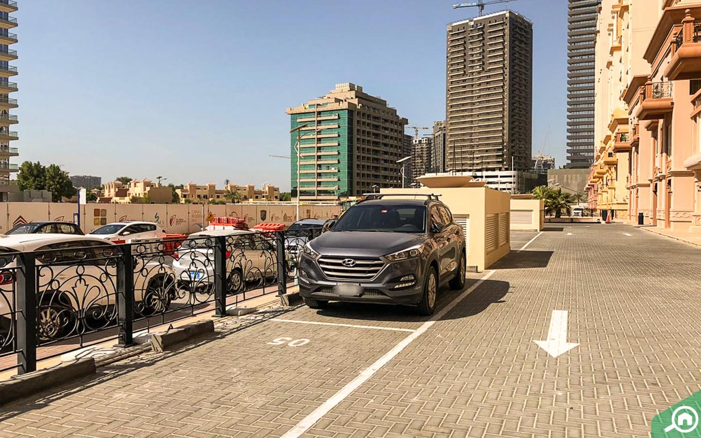 Parking in Canal West Residence, Dubai Mediterranean Tower