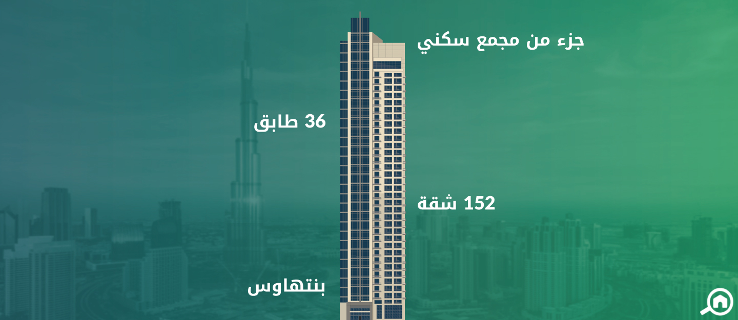 برج ساوث ريدج 5، داون تاون دبي