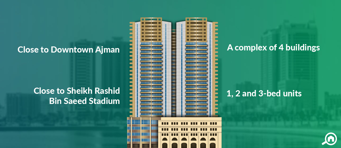 Horizon Towers, Ajman Downtown