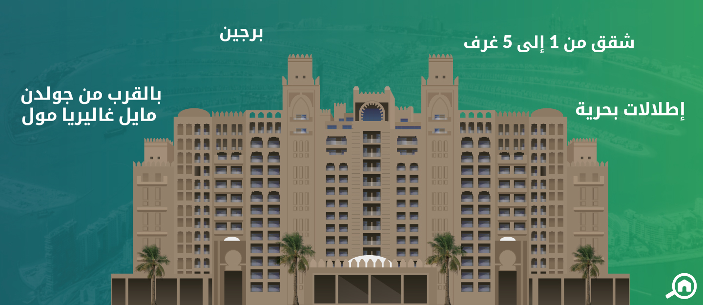 مساكن فيرمونت النخلة، نخلة جميرا