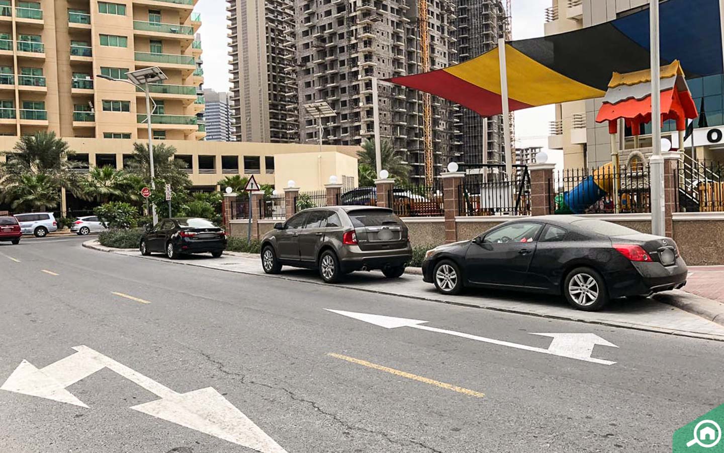 parking spaces in olympic park