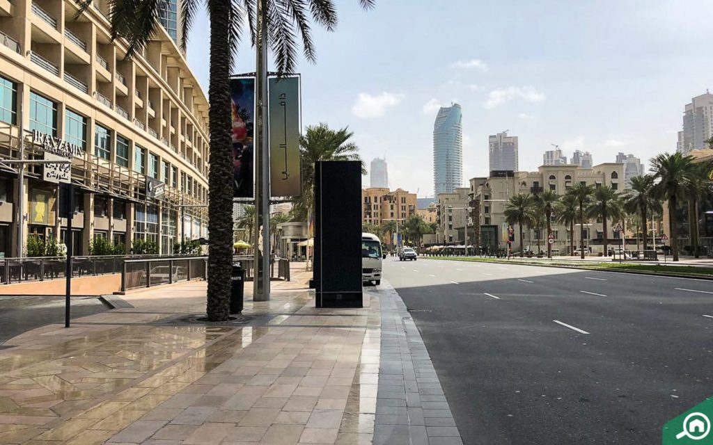 The street view of Boulevard Central Tower 1