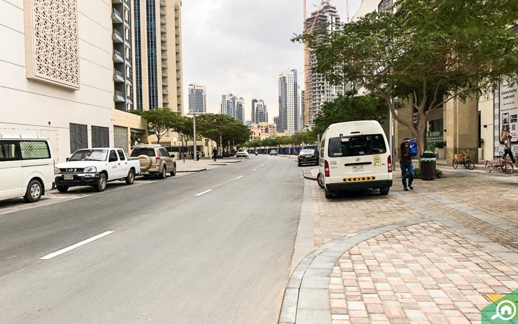 street parking outside bahwan tower