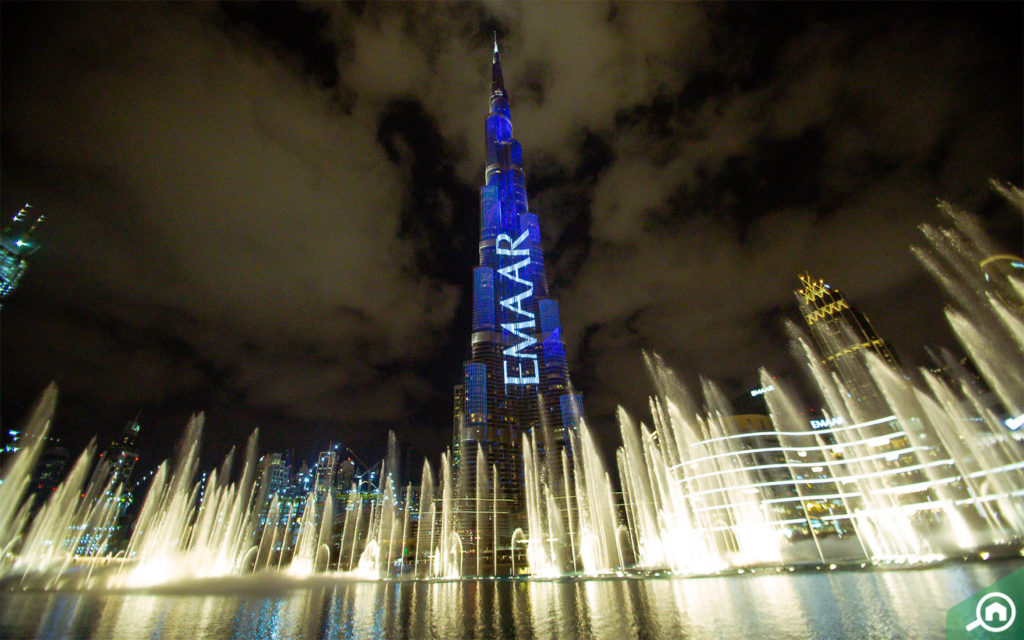 Dubai fountain shows