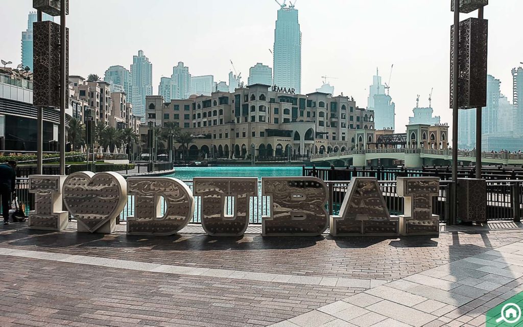 dubai mall near boulevard crescent