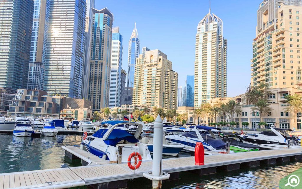 Dubai Marina Walk near Marina Diamond 6
