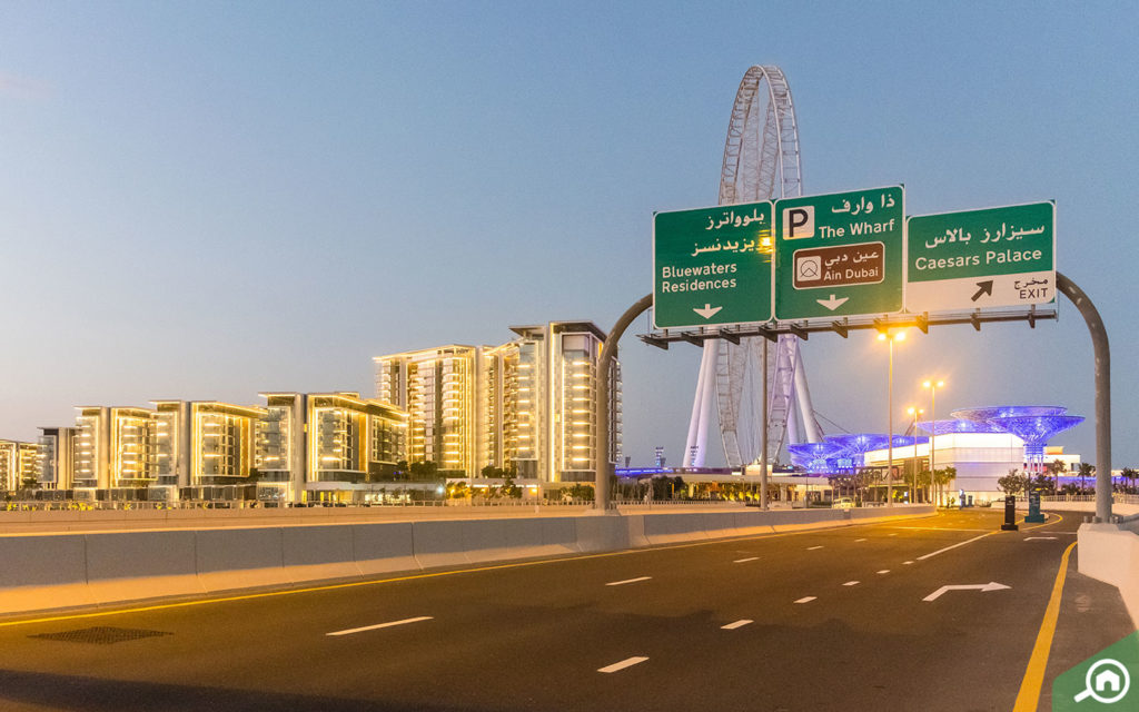 Ain Dubai, Bluewaters Island