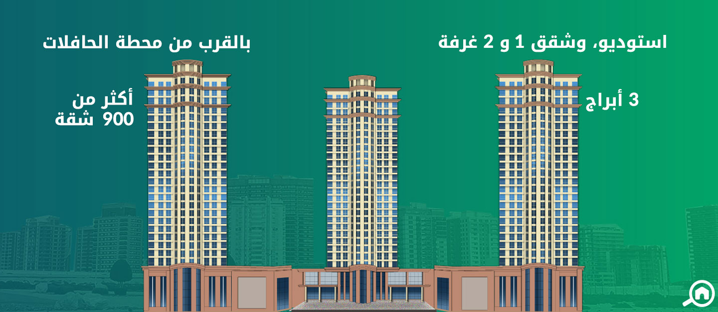 أبراج ذا كريسنت، مدينة دبي للإنتاج