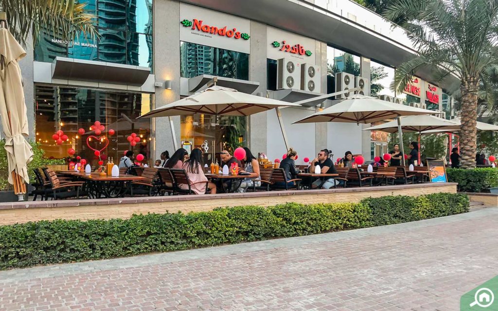 nandos at Marina Walk