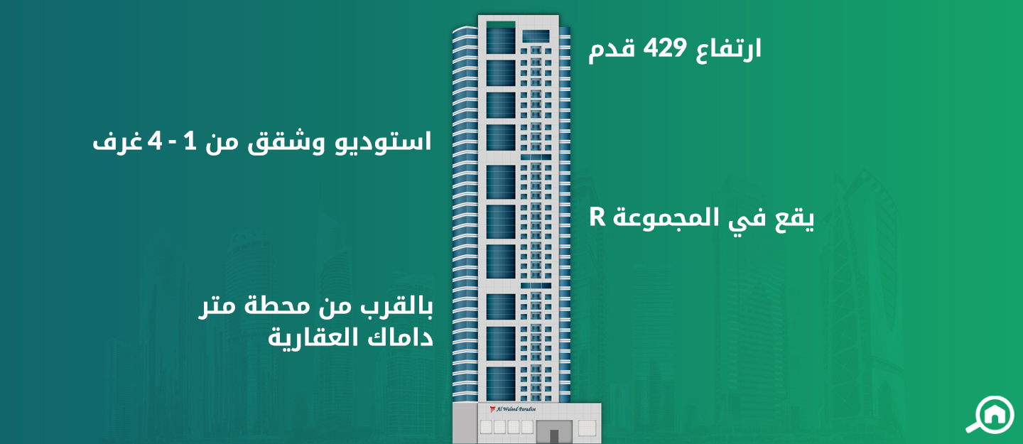 الوليد بارادايس، أبراج بحيرات جميرا