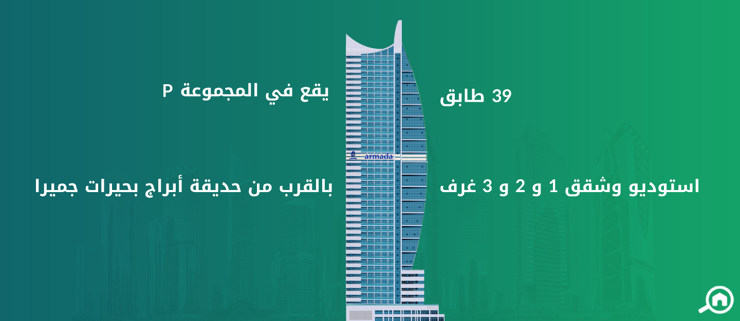 برج ارمادا 1، أبراج بحيرات جميرا