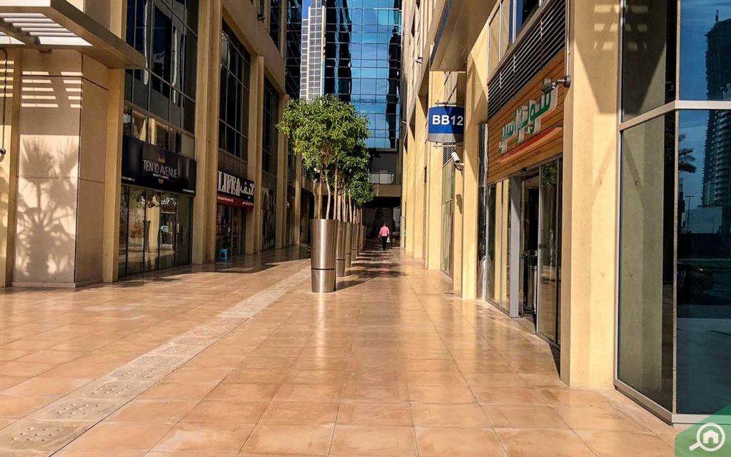 محلات تجارية في باي سكوير دبي