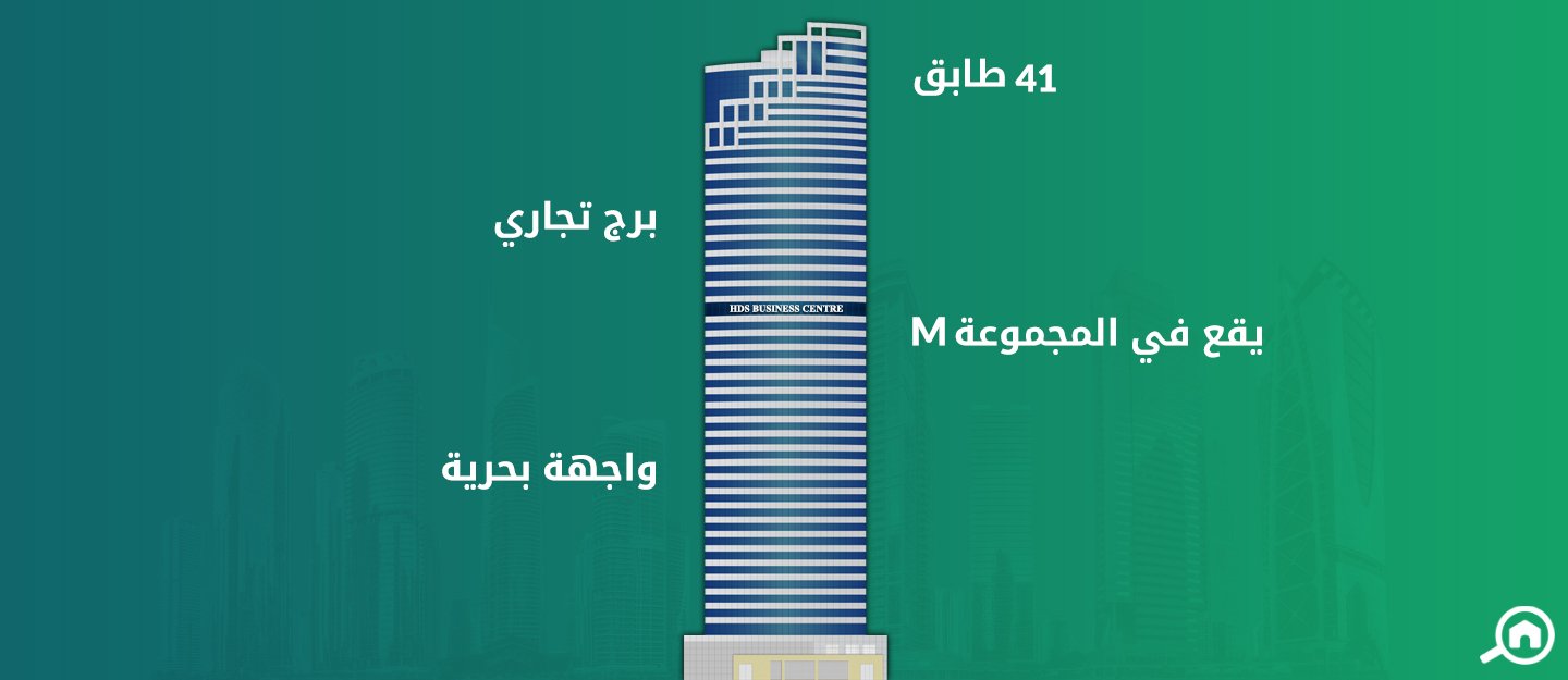 مركز اش دي اس للأعمال، أبراج بحيرات جميرا