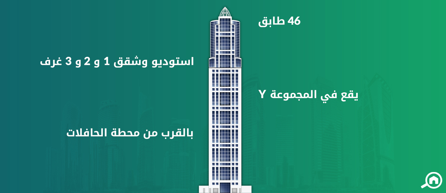 برج ليك شور، أبراج بحيرات جميرا
