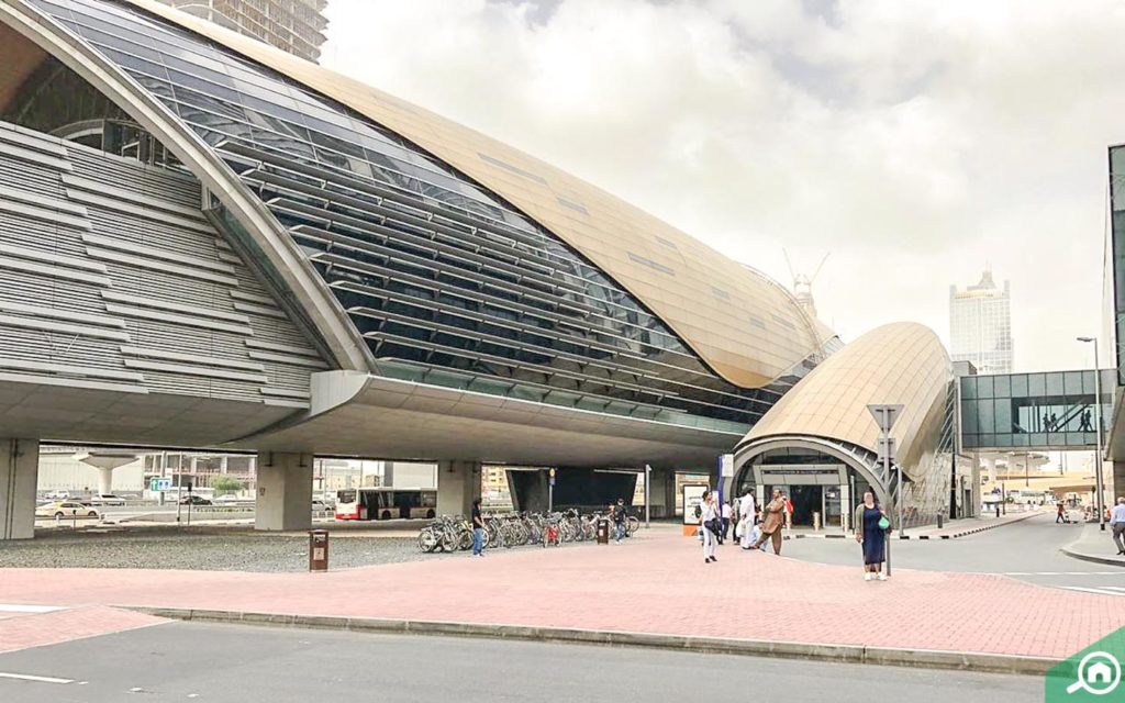 Metro Station near Merano Tower