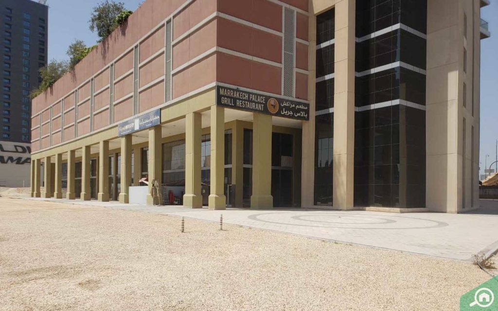 outside view of Marrakech Palace Grill Restaurant in business bay dubai