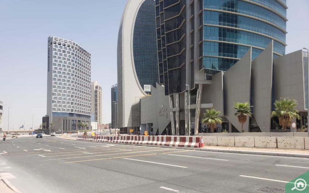 Street view of B2B Tower