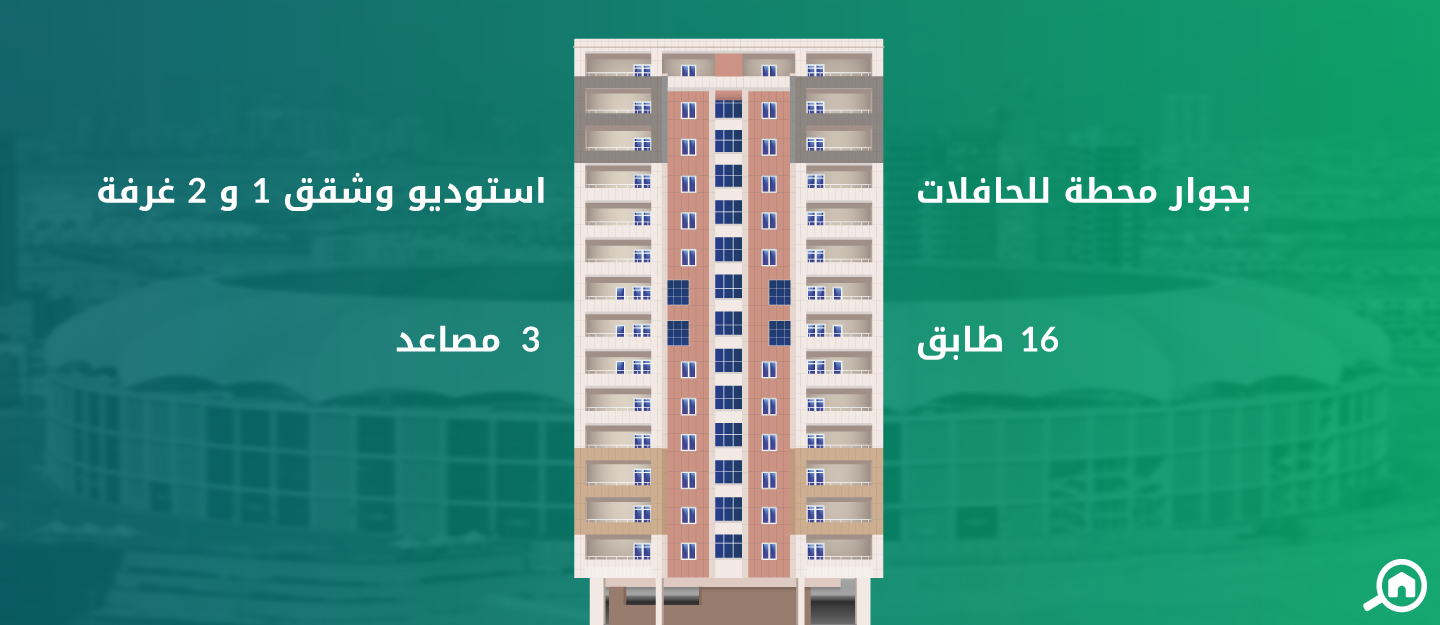 برج فرانكفورت الرياضي، مدينة دبي الرياضية