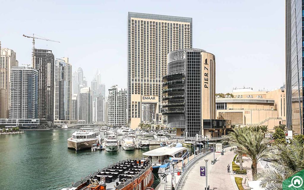 Restaurant near Marina Pearl