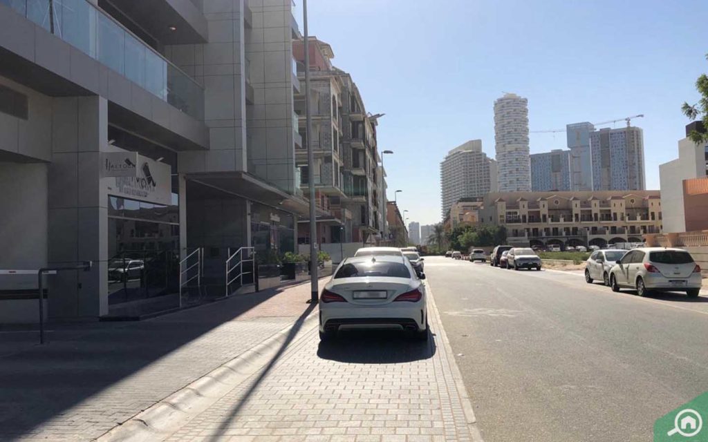 Parking facility in Flamingo Building, JVC