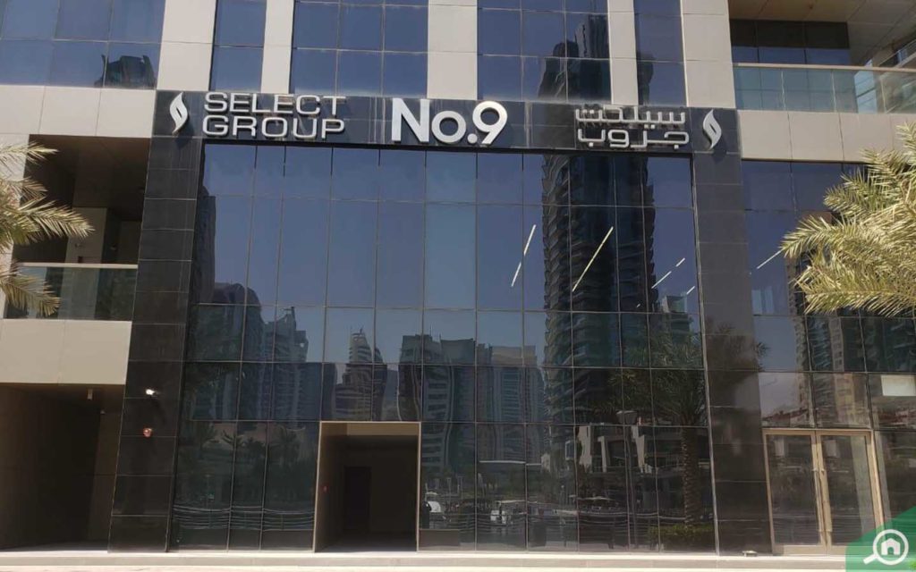 Entrance to No. 9 tower