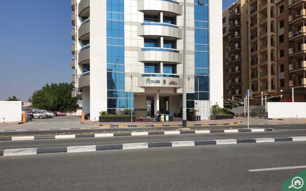 Axis 8, Silicon Oasis Building Guide Bayut