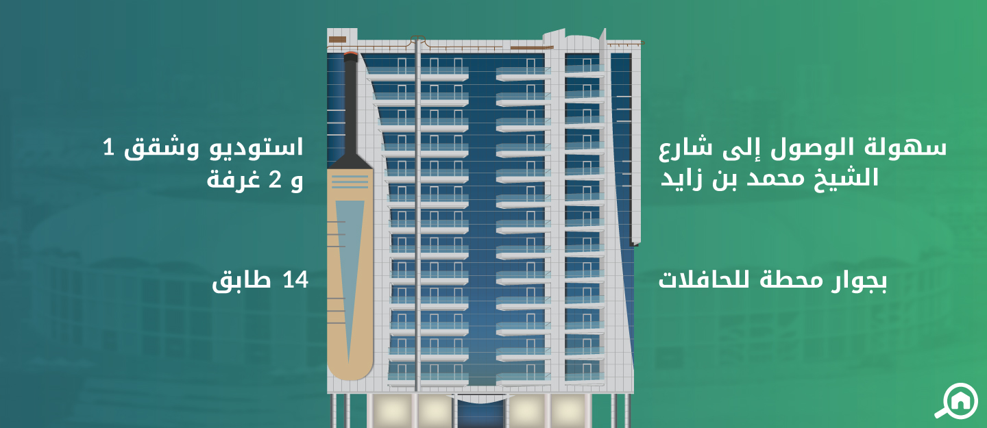 برج كريكيت، مدينة دبي الرياضية