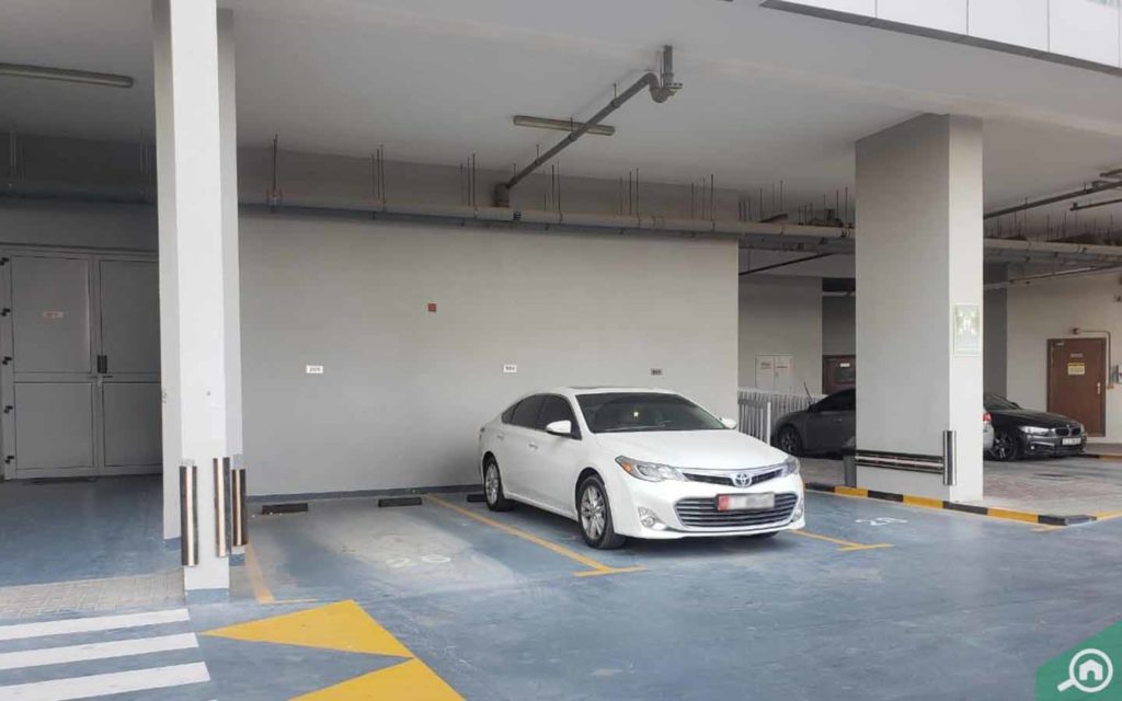 Underground parking space in Safeer Residence 3