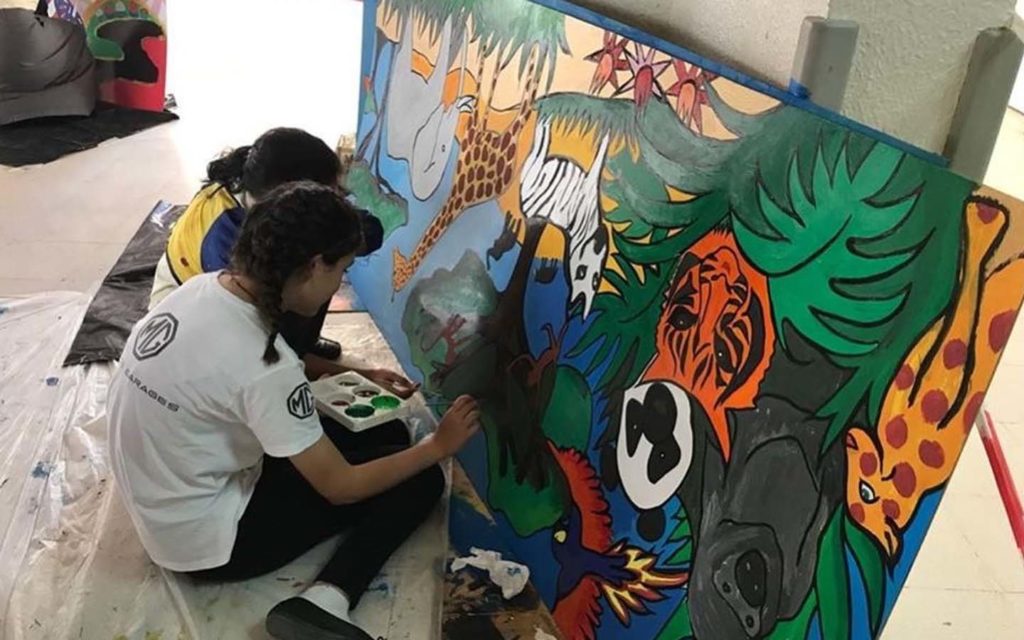 Art work at Cambrige International School