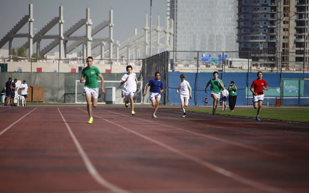 Sports facility at JESS, Arabian Ranches