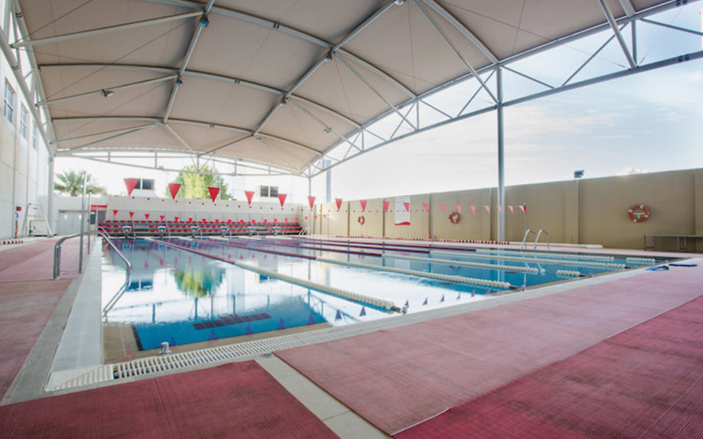 25-metre swimming pool at American School of Dubai