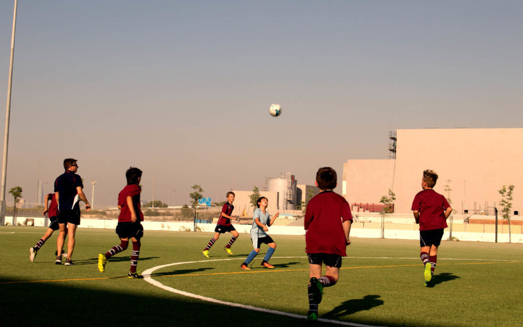 Football field at NLCS Dubai