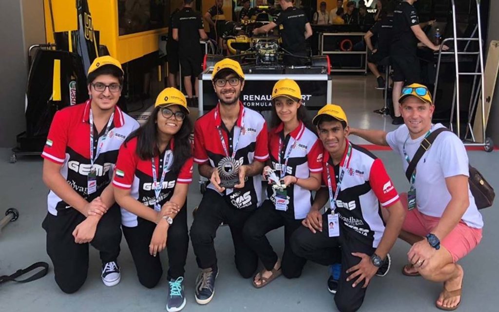 Cambridge International School students participating in international competition