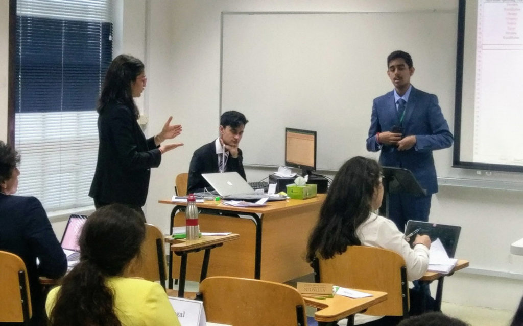 Model United Nations (MUN) at International School of Arts and Sciences