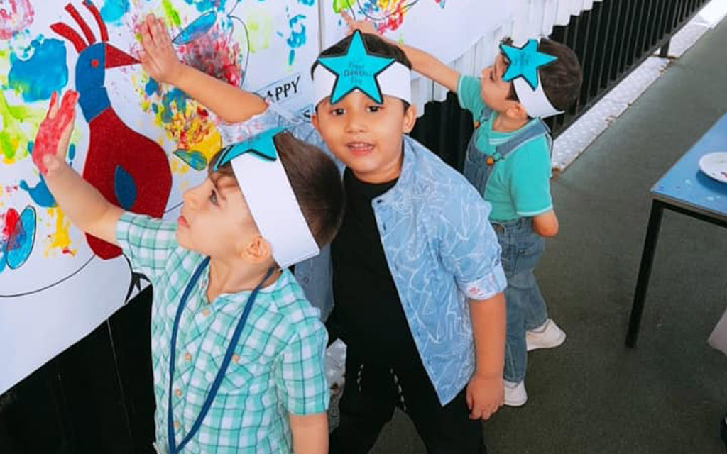Students at Sharjah Public School