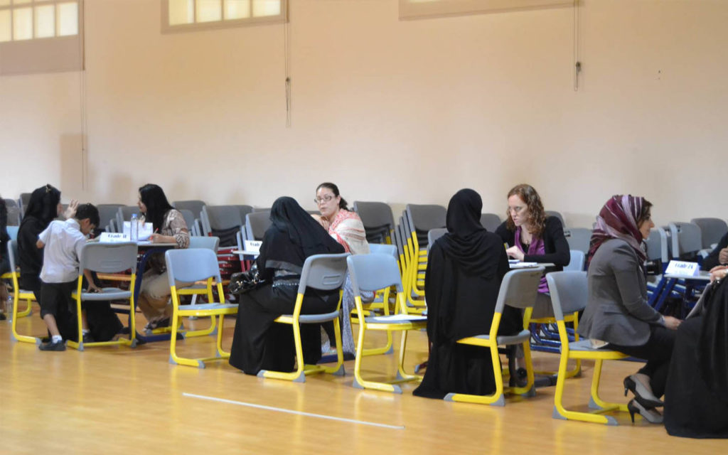 Parents teacher meeting at RAK American Academy for Girls