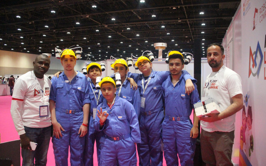 Robotics competition as an extra-curricular activity at Al Itqan
American School