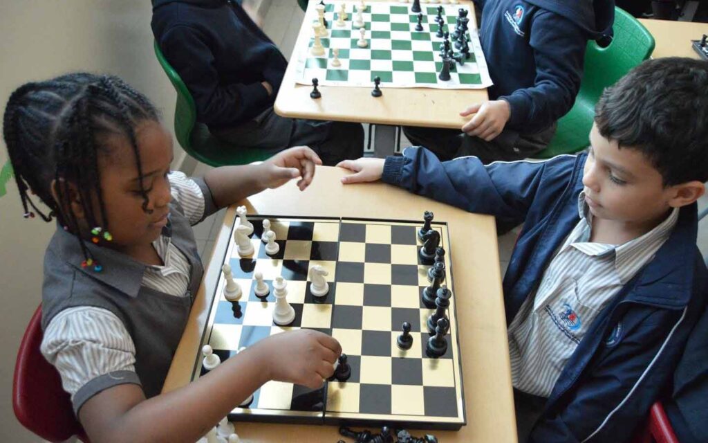 Chess club as an extracurricular activity at Taryam American Private School Sharjah
