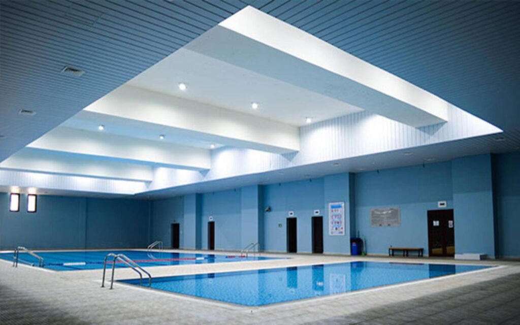 Swimming pools as sports facility at Emirates American School
