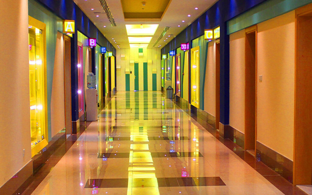 Corridors of Al Resala American International School Sharjah