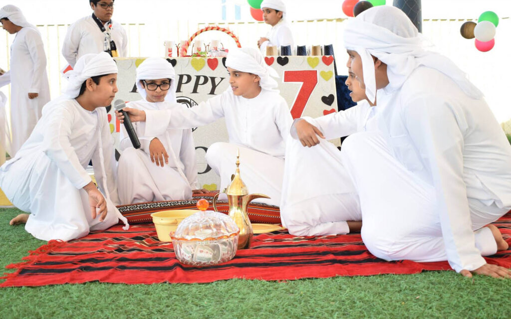 UAE National day as extracurricular celebrations at Al Resalah American International School