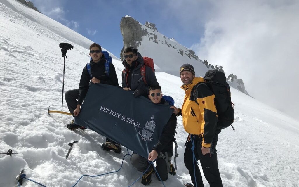 repton school dubai students italy trip to ggran paradiso